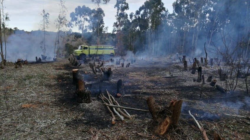 Incendio en Juan B. Justo al 2900